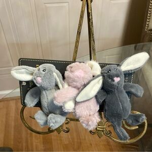 ANDOG PET GEAR NWT!!!  3 Mini Bunnies 🐰 !!Adorable And Squeaky!! 5.5”